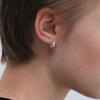 Another Layer Triple Curve Earring (silver925)(2color)