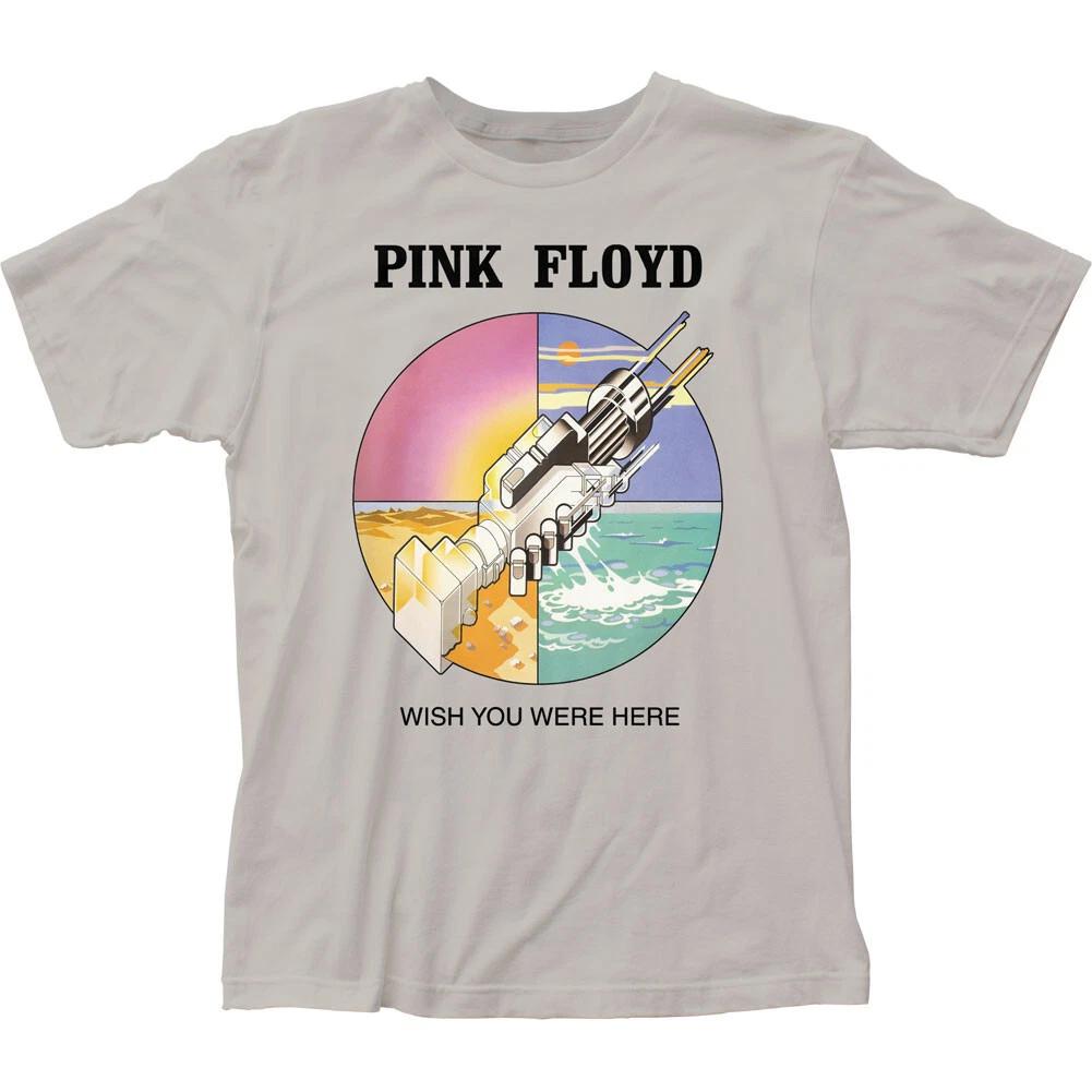 Pink Floyd Wish You Were Here T-skjorte Herre Rock and Roll Klassisk T-skjorte Sølv