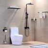 Bathroom Shower Faucet Set Matte Black Wall Mount Rainfall Shower Mixer Tap Bathtub Shower Mixer Tap 3-way Shower Mixer