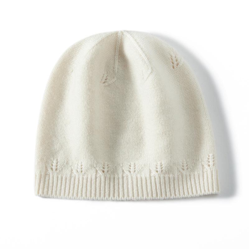 Damen Kaschmir Wolle Gestrickte Mütze: Warm, Stilvoll und Vielseitig für Herbst und Winter.