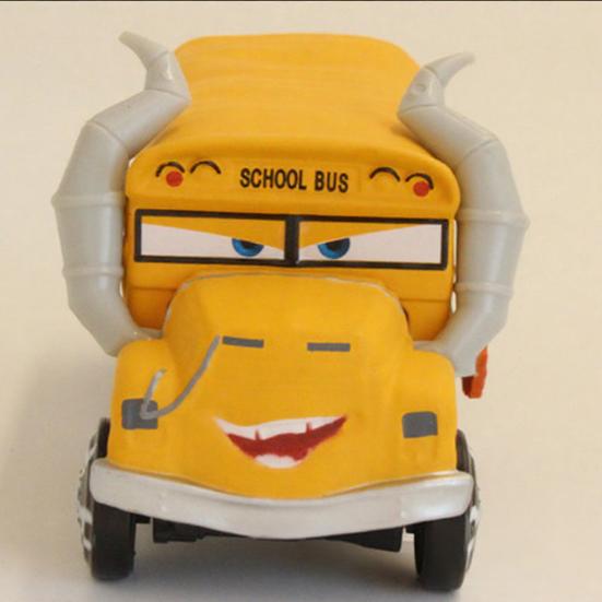 Toy Car Model Rugged Die-Cast Construction Replica Film Vehicle Toy Cow School Bus Ignite Racing Imagination Car World Toy