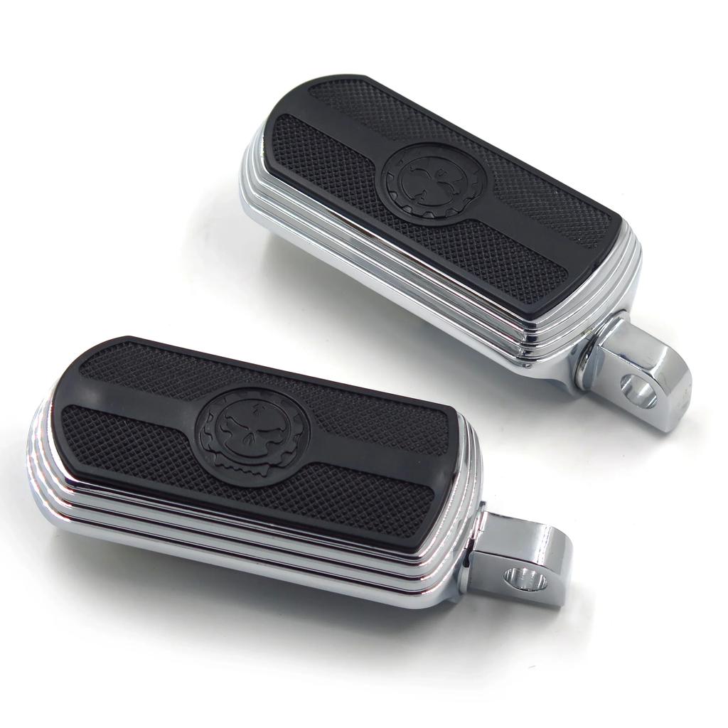 Motorcycle Parts Gear Skull Great Wall FootPeg for 1984-2017 Harley-Davidson Road King Street Glide Road Glide