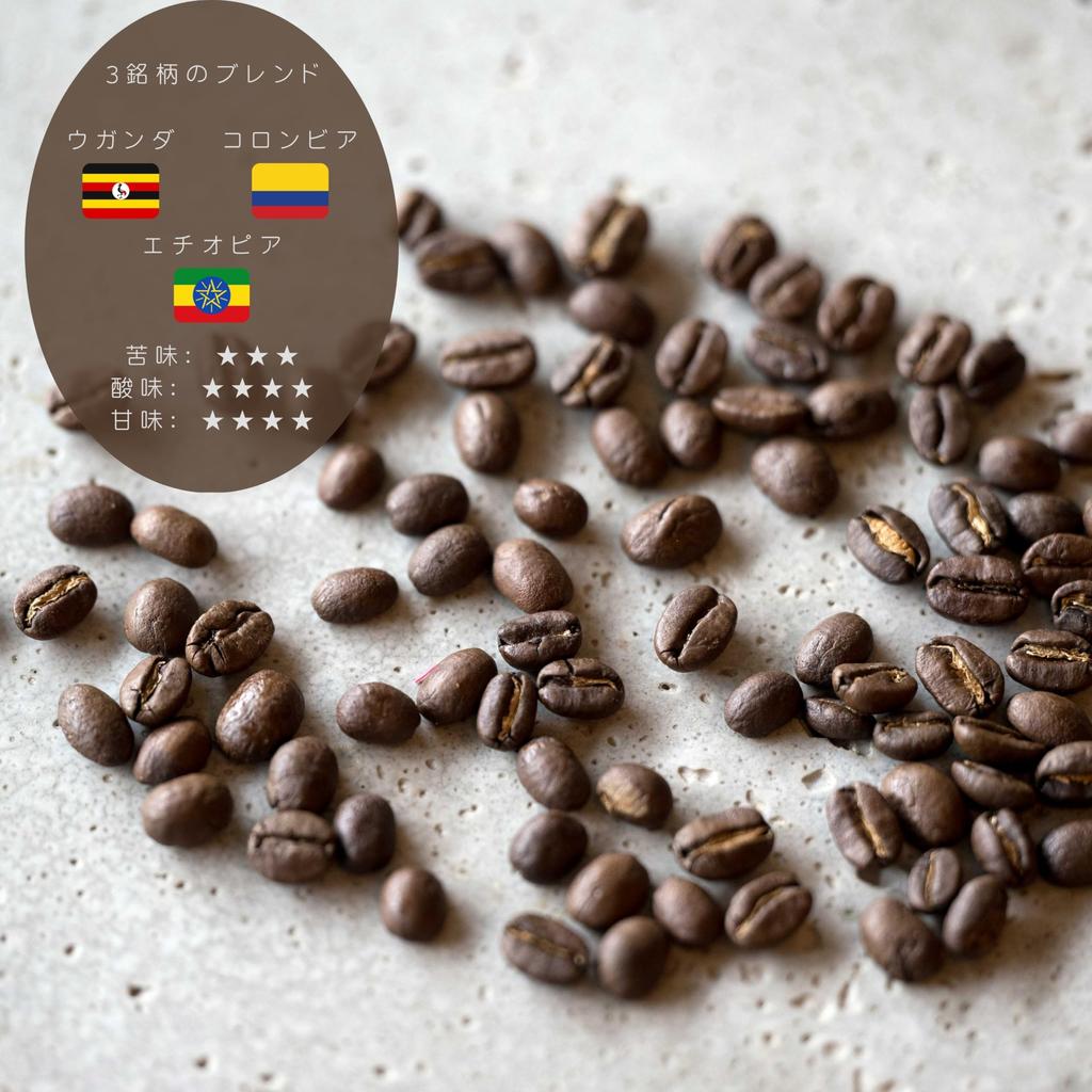 TOKYO COFFEE [Espresso Blend] Medium-Dark Roasted Coffee Beans, House-Roasted, Organic JAS Certified Coffee (Whole Beans, 1kg)