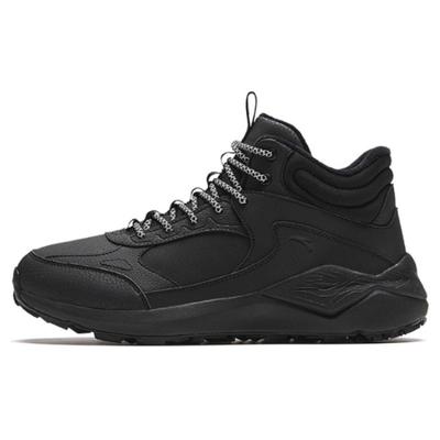 Life Collection Anti-Slip Wear-Resistant Mid-Top Running Shoes Men's Black Sneakers 112348986-1
