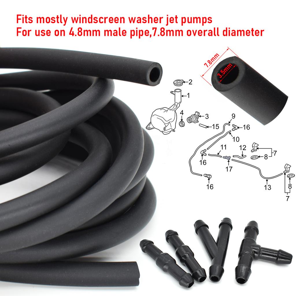 Front Windshield Wiper Washer Spray Jet Nozzle For Jeep Grand Cherokee WK2 2011-2019 Liberty KK Commander Dodge Nitro Durango