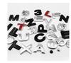 AAYJ1 For RENAULT DACIA DUSTER Car Metal 3D Letters Hood Emblem Logo Badge Car Stickers Styling Car Accessories Wording 3D Letter hj67