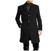 Woolen Men's Coat Multi-color Woolen Lined Coat