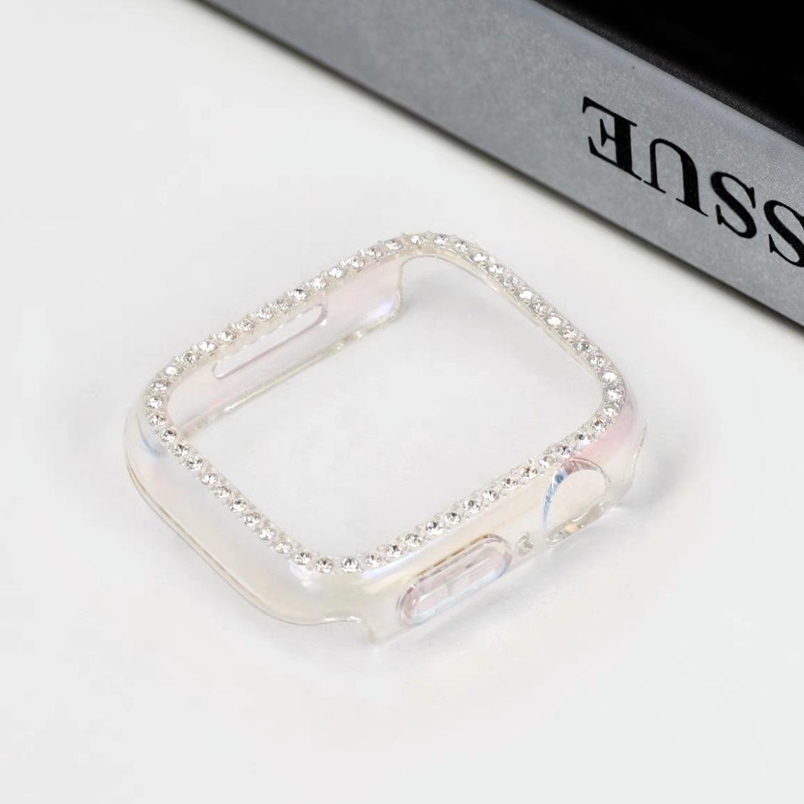 Rhinestone Single Row Ultra-Compatible Case for Apple Watch iWatch 98th Gen 765 42mm (10th Gen)