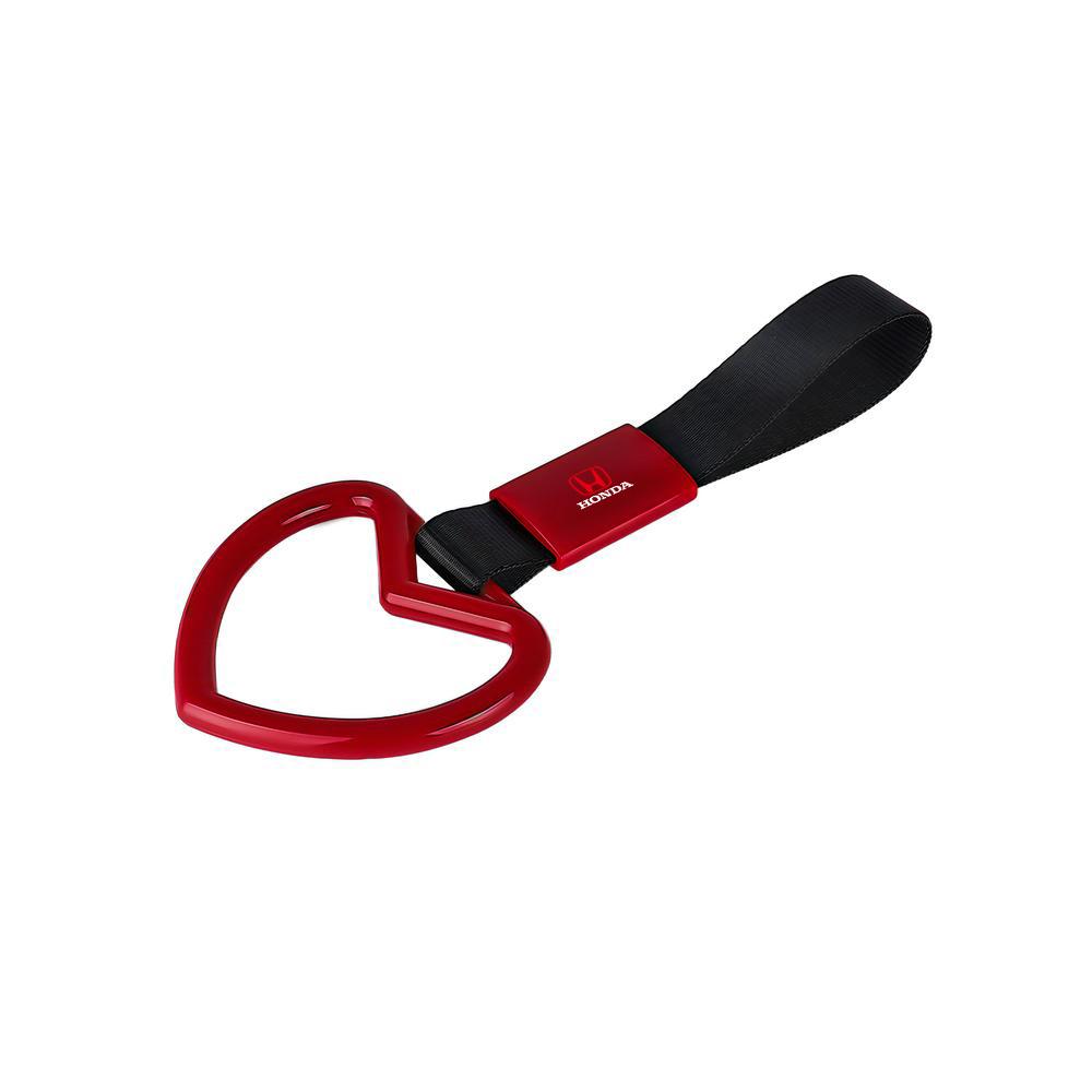 Pgnkd1 Car Tow Strap Tsurikawa Ring Heart JDM Train Bus Handle Hand Strap Styling For Honda Mugen Accord Civic Vezel City Jazz Insight
