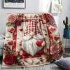 1Pc Quilteddogs Print Flannel Blanket, High quality Comfortable for All Seasons, Home Decor, Warmth and Comfort, Perfect for Christmas Gifts