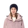 Winter Rabbit Down Core Knitted Hat for Women - Windproof, Warm, Breathable, with Large Brim - Perfect for Students and Couples