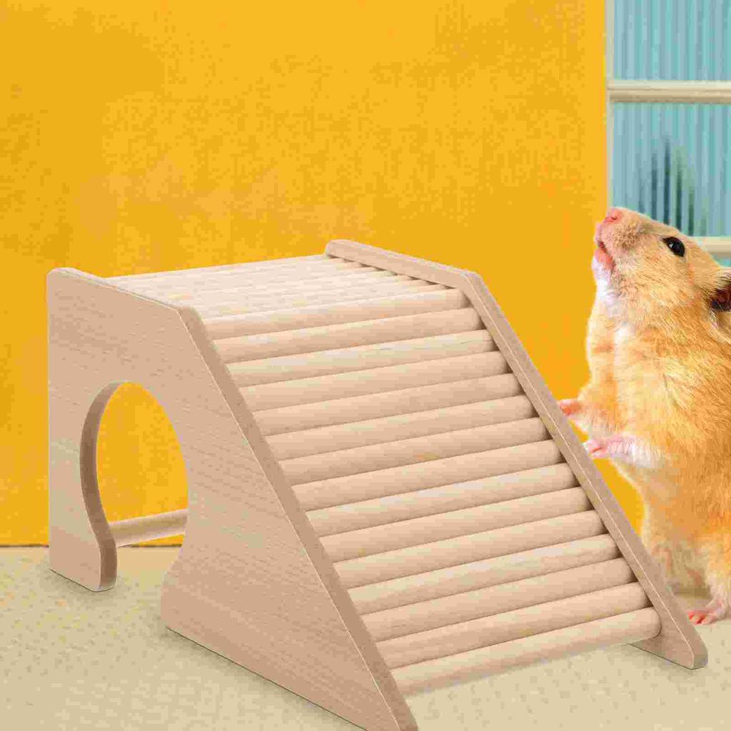 Small Ladder Toy Wood Chinchilla Ladder Chinchilla Biting Ladder Guinea Pig Ladder Toy