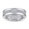 Men'S Ring S925 Sterling Silver Ring Fashion 5A Zircon Ring Temperament Ring