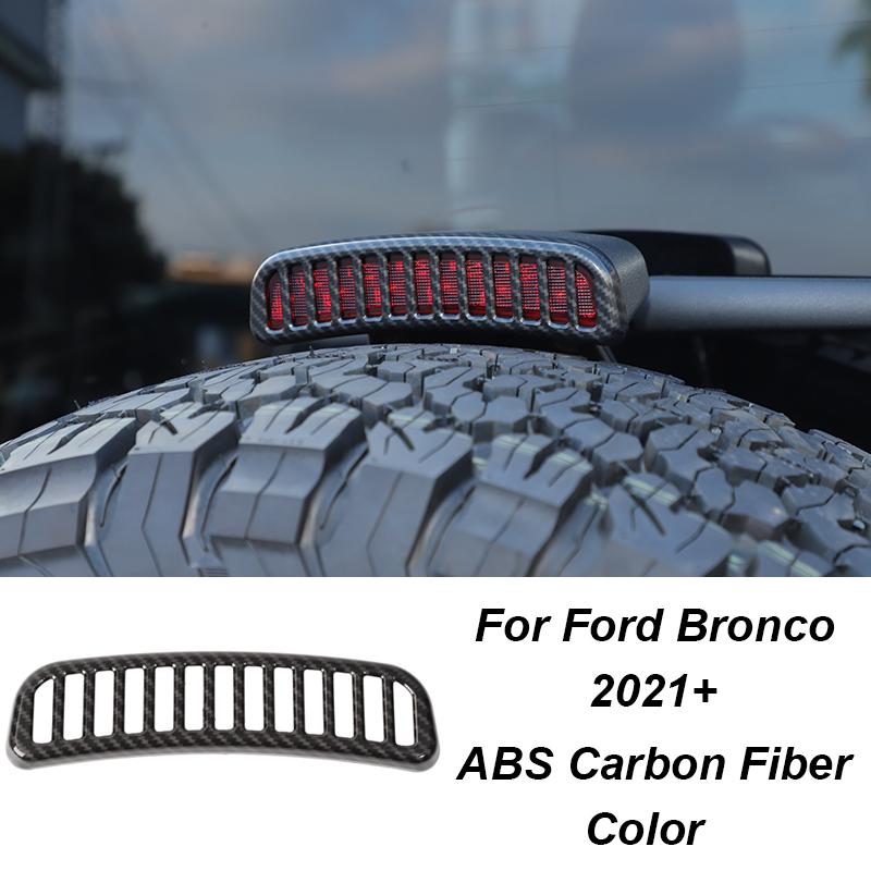 TESIN ABS Car Light Protection Cover For Ford Bronco  Up Taillight Headlight Turn Signals High Brake Lamp Hoods