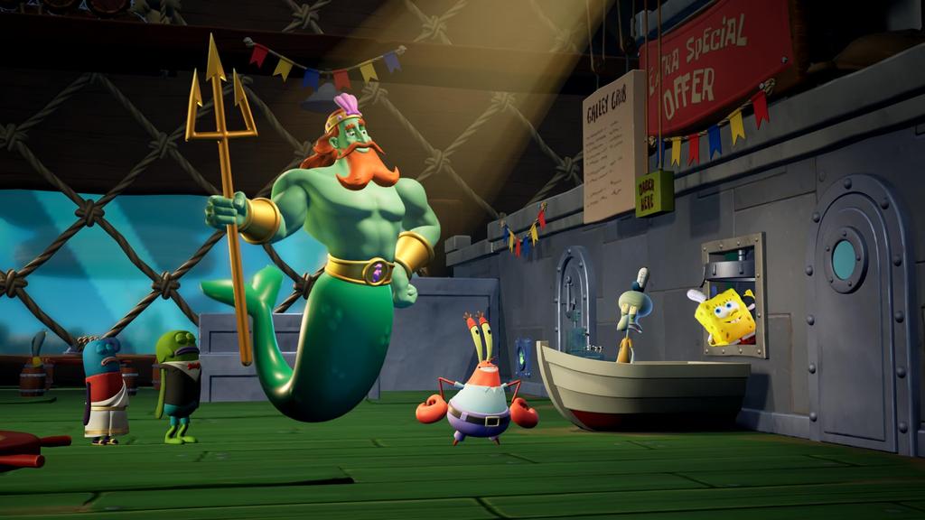 SpongeBob Sea Gods Switch 2 SquarePants -