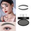Beginners Eyebrow Stencils Stamp & Brow Powder, Waterproof Long Lasting Power Seal Defining with Mirror, Eye Makeup Tools for Women Professional
