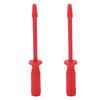 2Pcs Set Multimeter Test Needle Probe Pin Needle Round Head 4mm Port for Testing Automotive Voltage Circuit