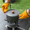 Professional Heatproof Gloves Heavy Duty Leather Construction Thermal Insulation For Outdoor Cooking Welding Workshop