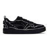 Li Ning Original Era Slip Resistant, Lightweight, And Breathable Low top Skateboard Shoes Men's Black White AGCU337-5(Team348-)