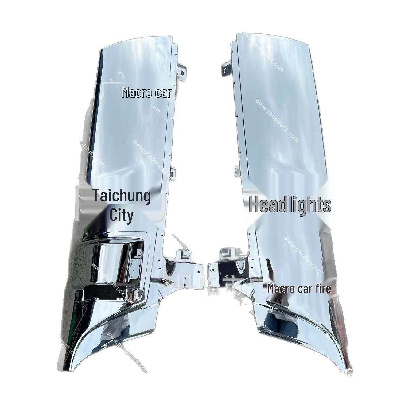 Isuzu GIGA Chrome Corner Protector for Japanese Trucks серебряный