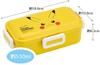 Skater Bento Single for Made In with a Lock for Dishwasher and Microwave Pikachu Box, 530ml, Tier, Women, Japan, 4-Point Leak-Resistant Storage, Safe,