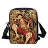 One Piece Cartoon Crossbody Bag Lightweight Adjustable Strap Casual Daily Bag Ideal Gifts For Boys Girls Bolsa Infantil Menina
