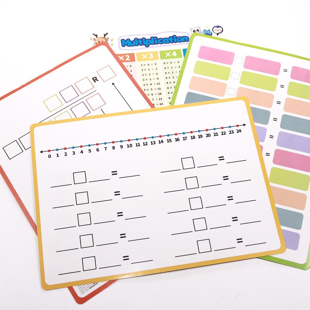 Erasable Flashcards For Learning Basic Arithmetic Operations Suitable For Children, School Training, And Early Education 20ml