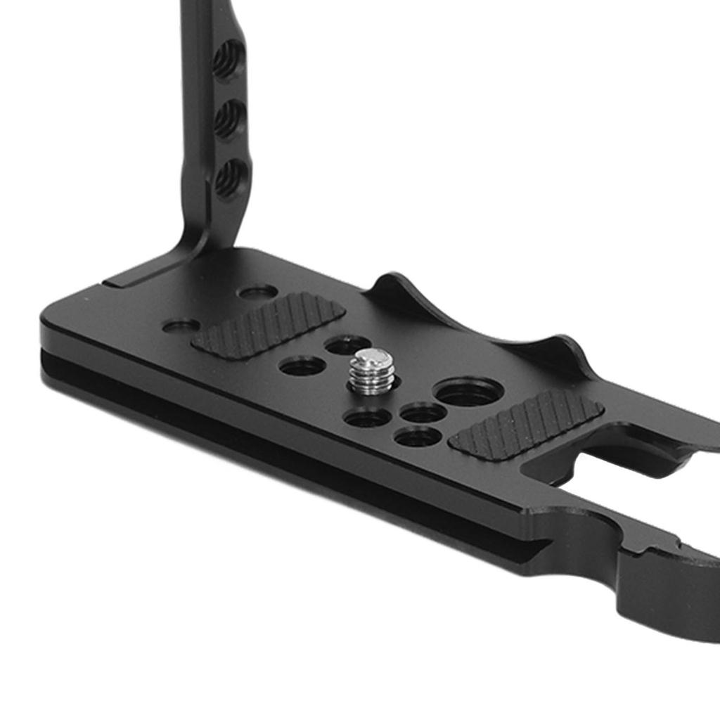 Aluminum Alloy Camera Cage Filmmaking Rig Quick Mount With 1/4 3/8 Screw Holes Cold Shoes For R10 Camera