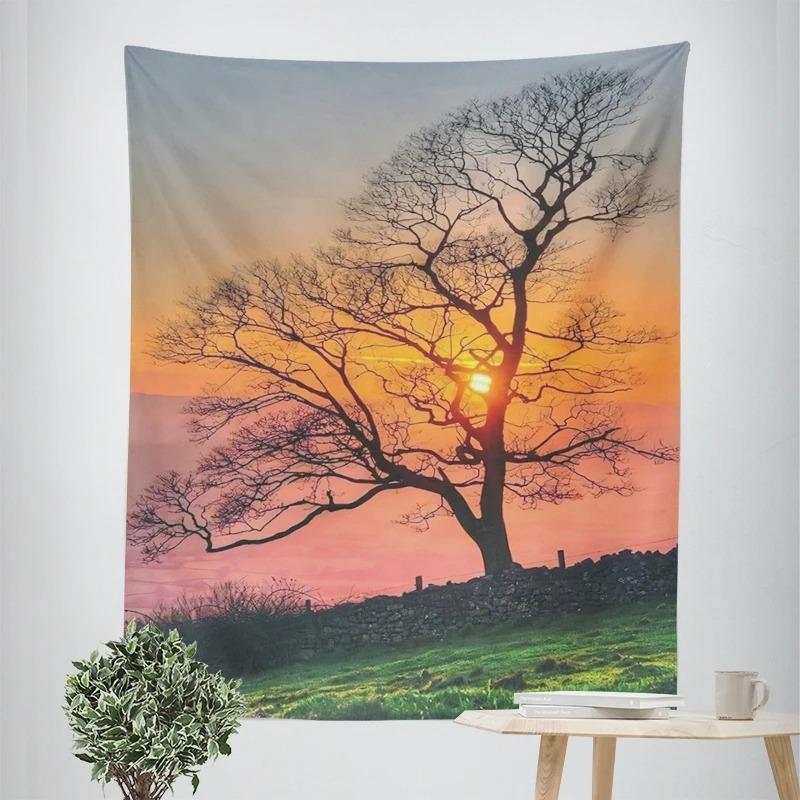 Декоративный гобелен с морским закатом — фото 10