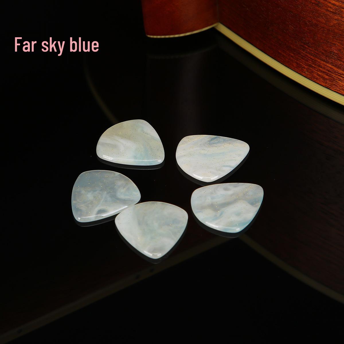 

Heart-Shaped Colored Resin Guitar Speed Picks - Personalized Guitar Picks