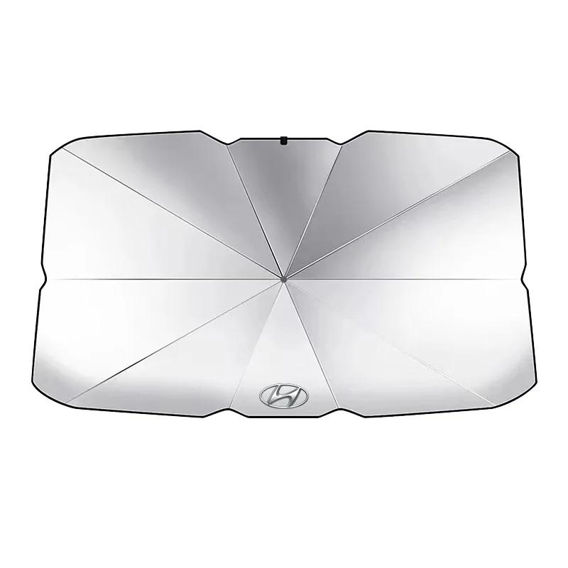 Car Sunshade Umbrella Front Windshield Sun Shade Protector for Hyundai Sonata IX35 I20 I30 Elantra Accent Genesis Tiburon Tucson MM8