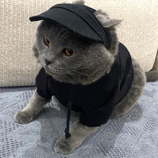 Pet Hat Super Soft Fade-Resistant Polyester Outdoor Dog Sun Visor Cap Pet Baseball Hat Decor Pet Accessories