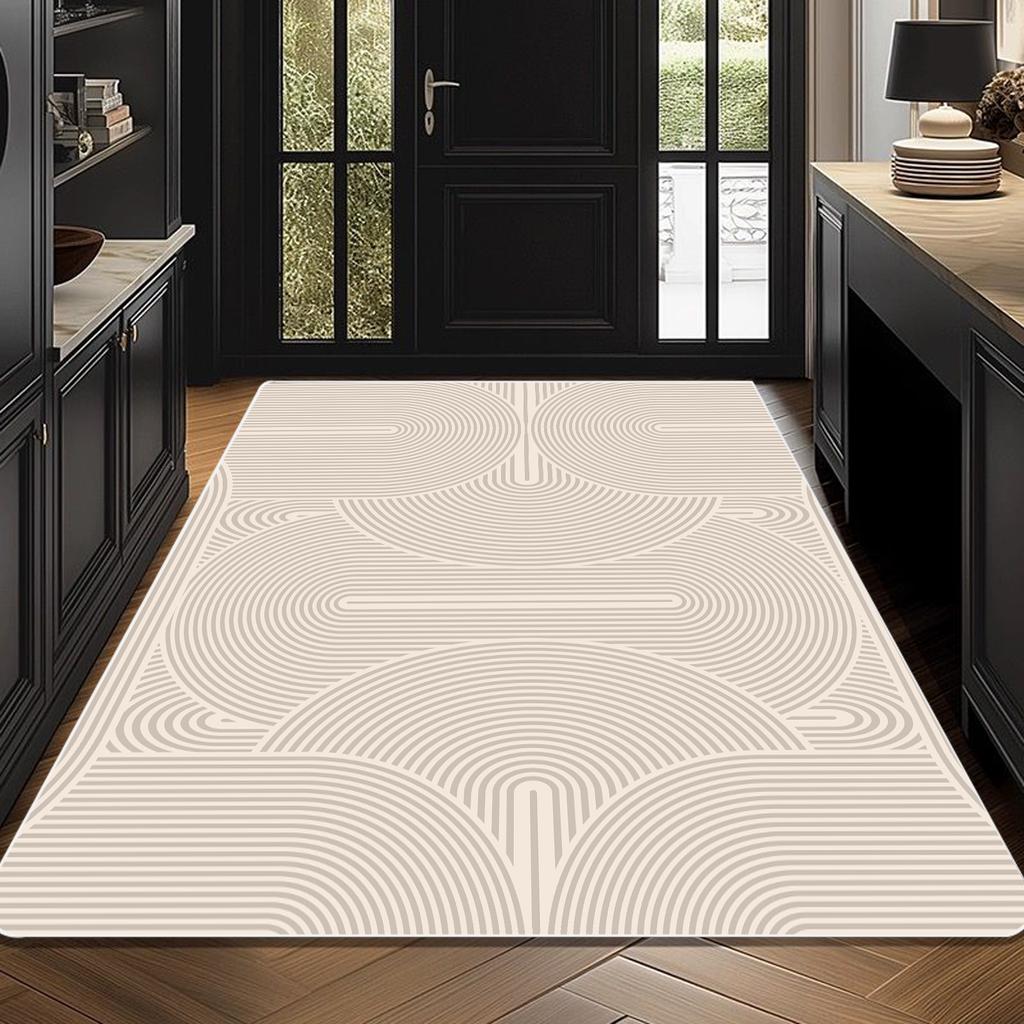 Simple Line Style Carpet for Living Room Decoration Home Big Size Soft Rugs Easy Clean Non-slip Entrance Door Mat Customizable