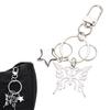 Butterfly Star Keychain Delicate Butterfly Bag Charm Fashionable Key Chain Alloy Material Gift for Stylish Individuals