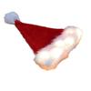 LED Luminous Plush Santa Hat for Kids - New Christmas Festival Decoration