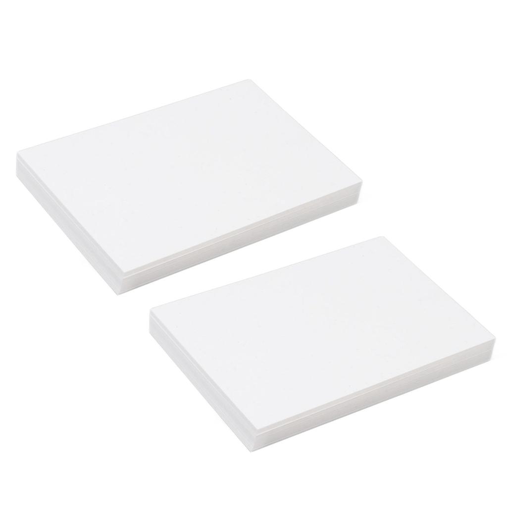 100Pcs 4x6 Blank Cards White Blank 4x6in Premium Paper Wide Application Blank Postcards for Art
