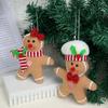 Gingerbread Man Ornament For Christmas Tree Gingerbread Figurine Ornament For Christmas Tree Hanging Decorations