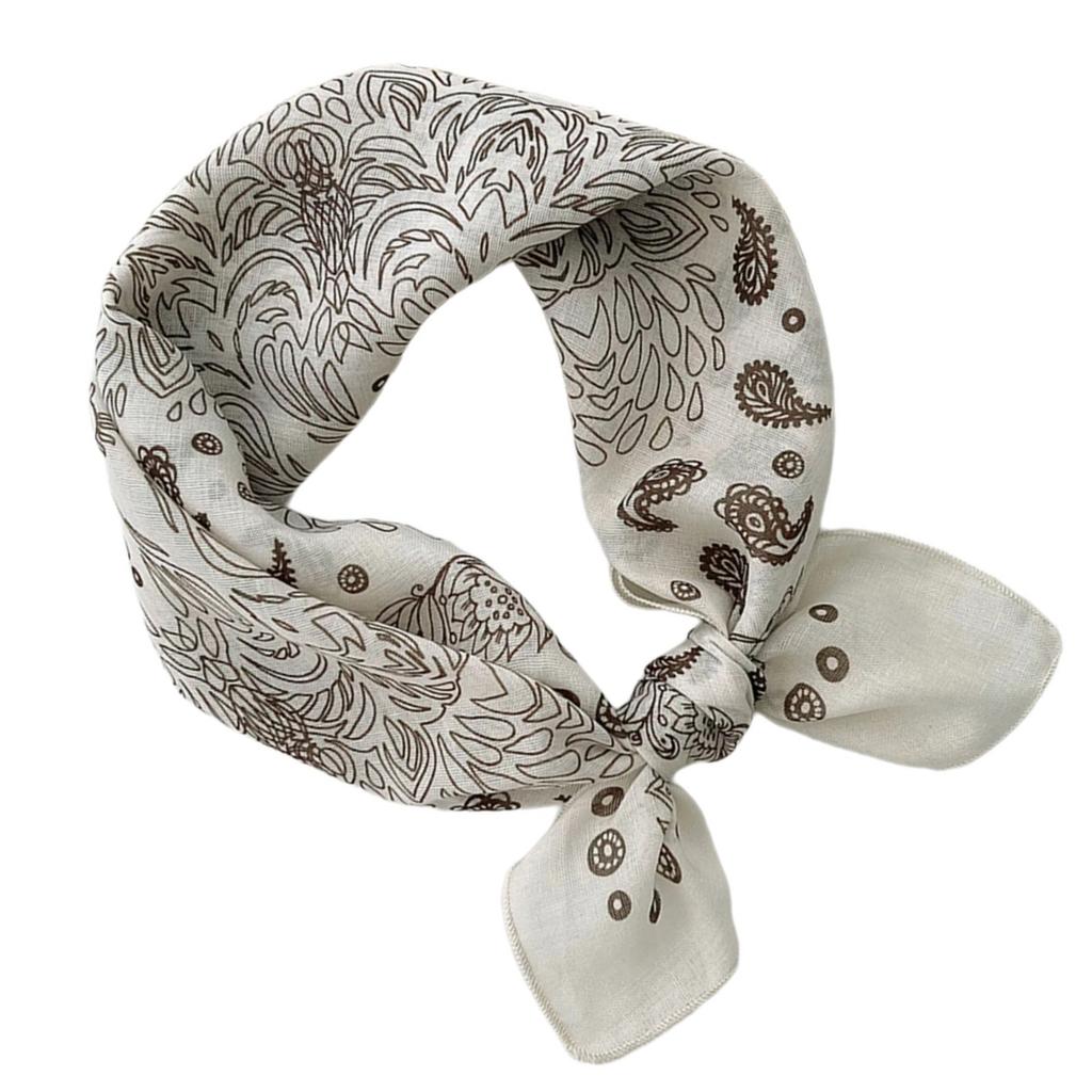 Stilvolle Party-Bandanas Taschentuch Vielseitig Tasche Vintage Quadratisches Kopftuch für Sport und Freizeit