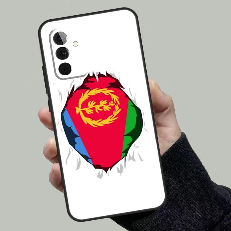 Eritrea Flag Case For Samsung Galaxy A33 A53 A13 A23 A17 A06 A16 A56 A36 A54 A34 A14 A52 A32 A15 A35 A55