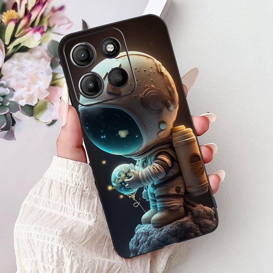 Silicone Case For Motorola Moto G15 G75 2024 Cover Cute Panda Lion Shockproof TPU Phone Cases For MotoG15 MotoG75 G 75 G 15 Etui