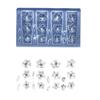 Silicone Nails Embellishment Molds Flower Theme Small Accessories Crafting Molds Suitable for Beauty Enthusiasts Present