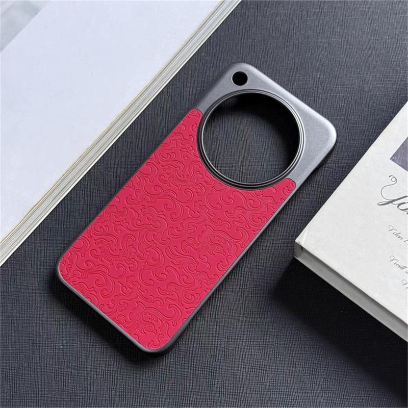 Relief Texture Leather Case For Oppo Find X8 Pro X7 Ultra 5G Slim Borderless Luxury PU Silicone Phone Back Cover Stylish Shell