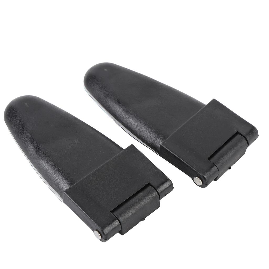 2 SZT. Szklane Zawiasy Tylnych Drzwi 67158 2-otworowy Zestaw Zawiasów Tylnej Szyby Szklanej Zamiennik do Plandeki LEER na Samochód Ciężarowy