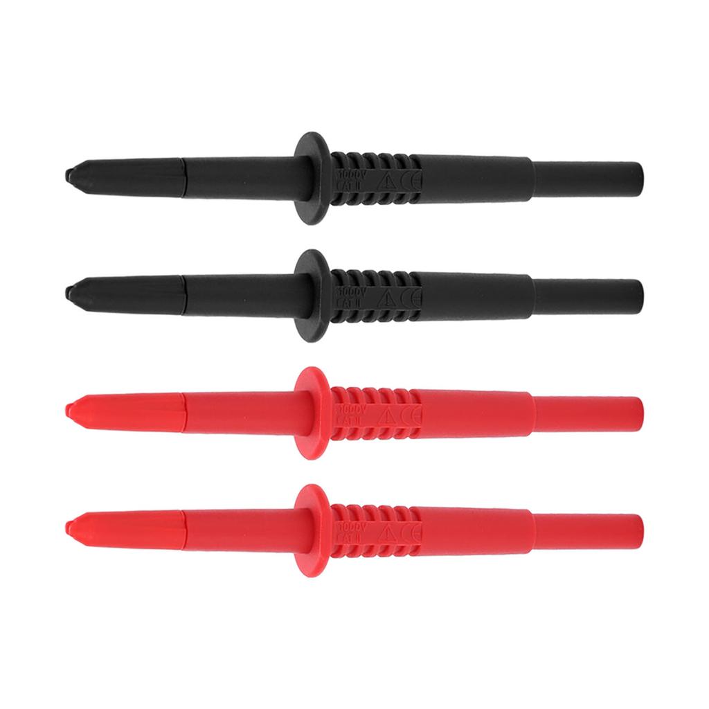 2Set Multimeter Testing Probe PA Brass Lantern Tip Test Probes with 4mm Banana Plug for Automotive Sensors