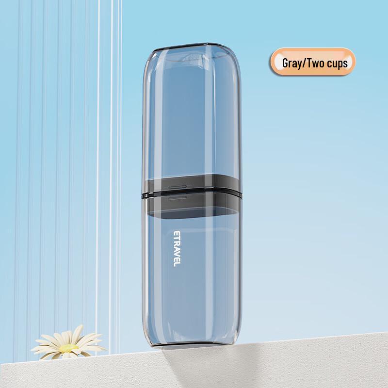 Easy Travel Portable Mouthwash & Toothbrush Cup Set