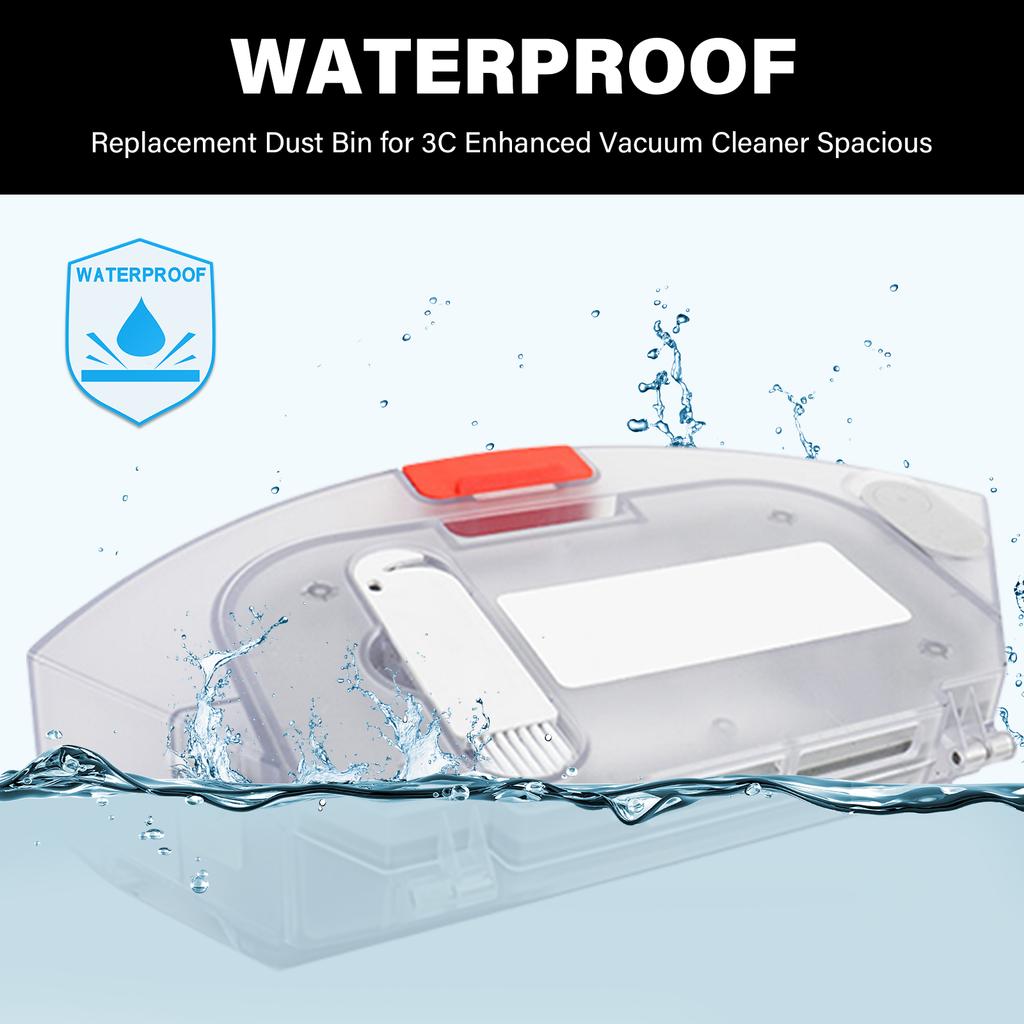 Dust Box Collector Dust Container Dust Collector Efficient Cleanings Replacement Dust Box Suitable for Robot Vacuum