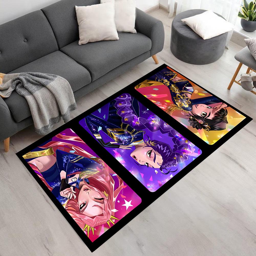 Dreams Urban Vibes Area Rug Design for Study room Game Room Hallway Balcony Anti-slip Rug Anime Office Decor Gift for Festivals