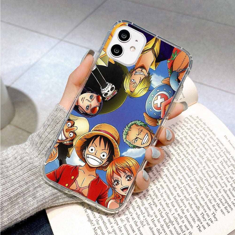 Case for Samsung A04 A14 A23 A34 A54 M23 M33 M52 M53 Realme 10 9 C30S C35 C55 VIVO Y02S Y21 Y51 X80 Pro Transparent Cover WI58 One Piece Member