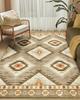 VIKANA Vintage Bohemian Carpet Living Room Sofa Wear-Resistant Floor Mat Bedroom Soiled Floor Mat Home Decoration