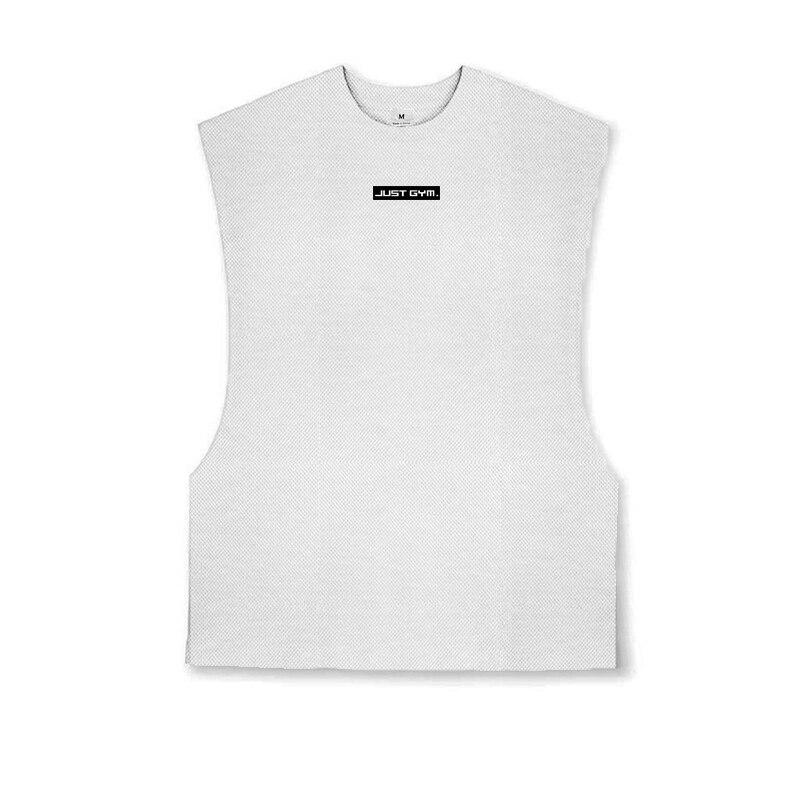 Muscleguys Summer Mesh Quick-drying Pullover Fitness Vest Men's Training Running Sleeveless T-shirt